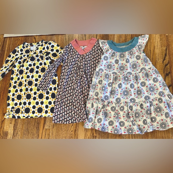 3 Size 7 Tea Collection Dresses Excellent Condition - Picture 1 of 5